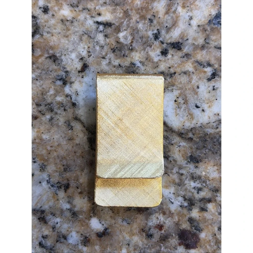 Vintage VTG Gold Plated Golf Bob Hope Memorabilia Collectible Money Clip‎